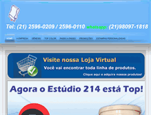 Tablet Screenshot of estudio214.com.br